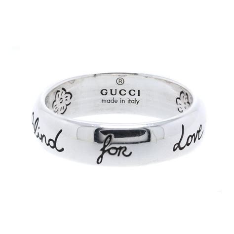 gucci ring gg fake|Gucci blind for love ring.